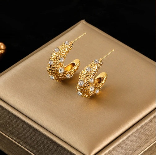 ARETES GOLDEN BRILLOS